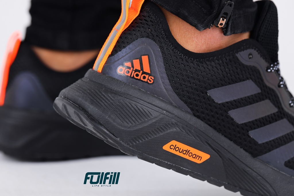 Adidas cloudfoam Black Orange FulFill